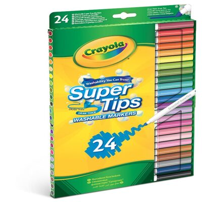 Crayola Supertips Washable Markers 24ct